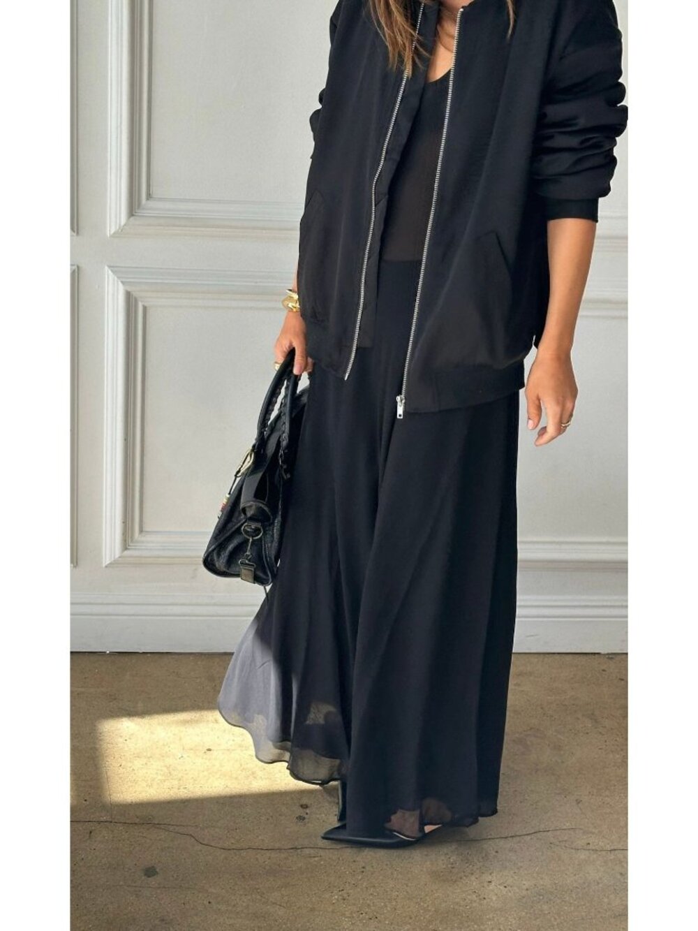 NWT Your Stylist Says The Perfect Bomber Jacket Black SOLD OUT Abby Rad MEDIUM
